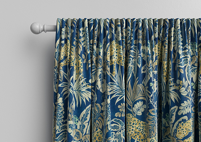 Leopard, Lapis - Made to Measure Curtain - Image 10